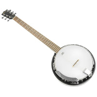 Karrera 6 String Resonator Banjo - Black Kings Warehouse 