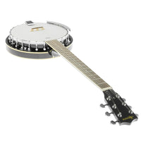 Karrera 6 String Resonator Banjo - Black Kings Warehouse 