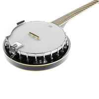 Karrera 6 String Resonator Banjo - Black Kings Warehouse 