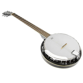 Karrera 6 String Resonator Banjo - Black Kings Warehouse 