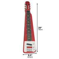 Karrera 6-String Steel Lap Guitar - Metallic Red Kings Warehouse 