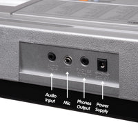 Karrera 61 Keys Electronic Keyboard Teaching Piano with Electric Stand in Silver CHJ-61 Audio & Video Kings Warehouse 