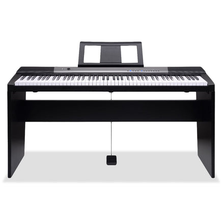 Karrera 88 Keys Electronic Keyboard Piano with Stand Black Kings Warehouse 