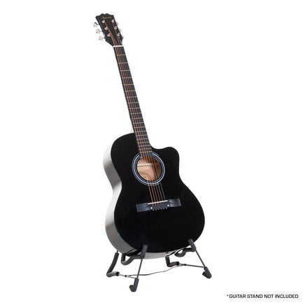 Karrera Acoustic Cutaway 40in Guitar - Black Kings Warehouse 