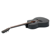 Karrera Acoustic Cutaway 40in Guitar - Black Kings Warehouse 