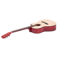 Karrera Acoustic Cutaway 40in Guitar - Natural Kings Warehouse 