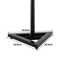 Karrera Adjustable Floor Speaker Stand Surround Sound - Black Kings Warehouse 