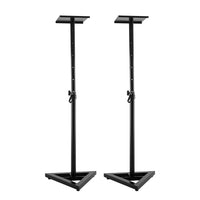 Karrera Adjustable Floor Speaker Stand Surround Sound - Black Kings Warehouse 