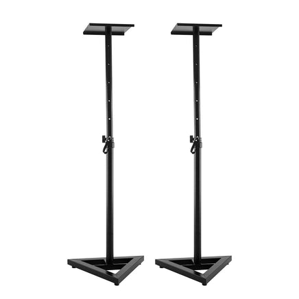 Karrera Adjustable Floor Speaker Stand Surround Sound - Black Kings Warehouse 