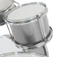 Karrera Childrens 4pc Drum Kit - Silver Kings Warehouse 