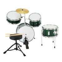 Karrera Children's 4pc Drumkit - Green Kings Warehouse 