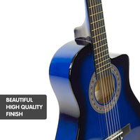 Karrera Childrens Acoustic Guitar Kids - Blue Kings Warehouse 