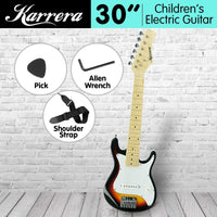 Karrera Childrens Electric Guitar Kids - Sunburst Kings Warehouse 