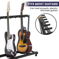 Karrera Steel Multi Guitar Stand for 7 Guitars Kings Warehouse 