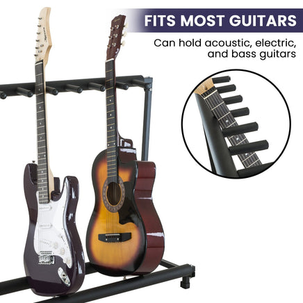 Karrera Steel Multi Guitar Stand for 7 Guitars Kings Warehouse 