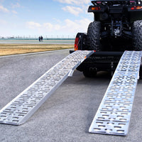 Kartrite 2x Aluminium Folding Loading Ramps ATV Motorbike Kings Warehouse 