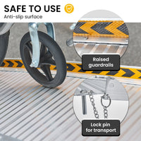 Kartrite 3ft Aluminium Foldable Wheelchair Ramp R01 Health & Beauty Kings Warehouse 