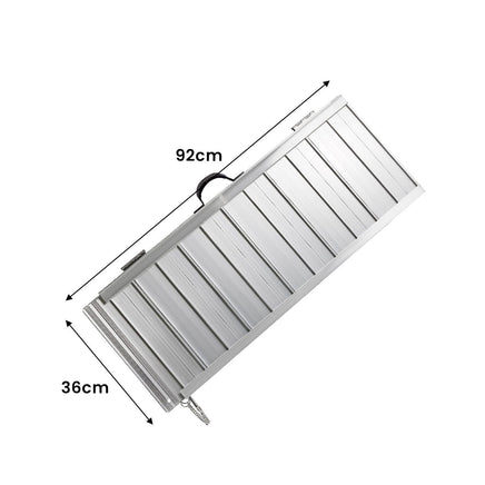 Kartrite 3ft Aluminium Foldable Wheelchair Ramp R01 Health & Beauty Kings Warehouse 