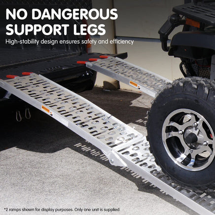 Kartrite Aluminium Folding Loading Ramp Atv Motorbike Motorcycle Golf Buggy Trailer Auto Accessories Kings Warehouse 