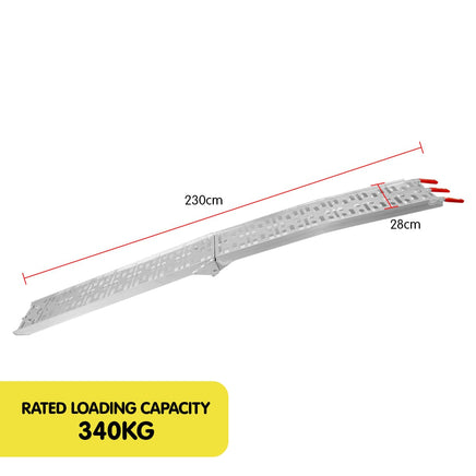 Kartrite Aluminium Folding Loading Ramp Atv Motorbike Motorcycle Golf Buggy Trailer Auto Accessories Kings Warehouse 