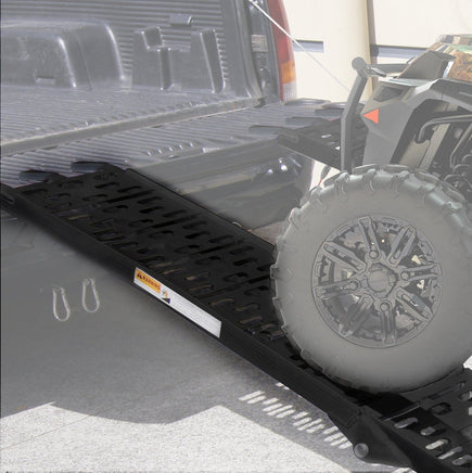 Kartrite Aluminium Folding Loading Ramp ATV Motorbike Motorcycle Golf Buggy Trailer - Black Auto Accessories Kings Warehouse 