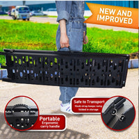 Kartrite Aluminium Folding Loading Ramp ATV Motorbike Motorcycle Golf Buggy Trailer - Black Auto Accessories Kings Warehouse 
