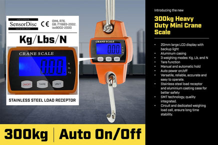 Kartrite Crane Scales Hanging 300Kg Industrial Electronic Kings Warehouse 