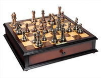 Kasparov Grandmaster Silver & Bronze Chess Set Kings Warehouse 