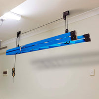 Kayak Bike Hoists Hanger Ladder Ceiling Mount 55kg Capacity Hooks Pulleys Home & Garden Kings Warehouse 