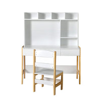 Keezi 2PCS Kids Table and Chairs Set Study Activity Toys Storage Desk Drawer Baby & Kids Kings Warehouse 