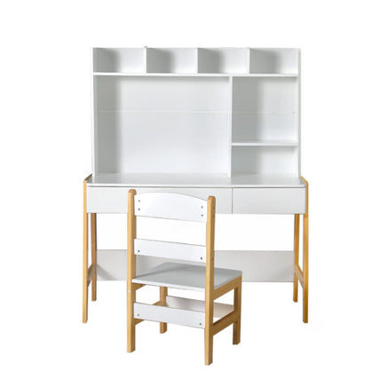 Keezi 2PCS Kids Table and Chairs Set Study Activity Toys Storage Desk Drawer Baby & Kids Kings Warehouse 