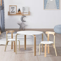 Keezi 3PCS Kids Table and Chairs Set Activity Toy Play Desk Baby & Kids Kings Warehouse 