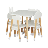 Keezi 5 Piece Kids Table and Chairs Set Children Activity Study Play Desk Kings Warehouse 