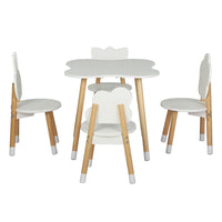 Keezi 5 Piece Kids Table and Chairs Set Children Activity Study Play Desk Kings Warehouse 