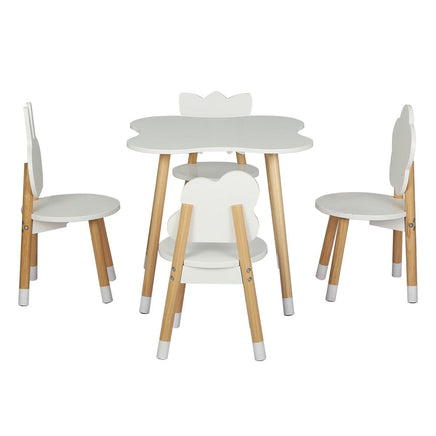 Keezi 5 Piece Kids Table and Chairs Set Children Activity Study Play Desk Kings Warehouse 