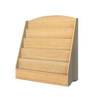 Keezi 5 Tiers Kids Bookshelf Magazine Shelf Organiser Bookcase Display Rack Baby & Kids Kings Warehouse 