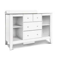 Keezi Baby Changing Table Diaper Station Drawers Chest Cabinet Nursery Furniture Baby & Kids Kings Warehouse 