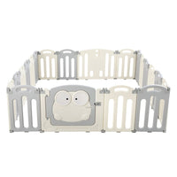 Keezi Baby Playpen 20 Panels Foldable Toddler Fence Safety Play Activity Centre Kings Warehouse 
