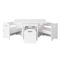 Keezi Kids Multi-function Table and Chair Hidden Storage Box Toy Activity Desk Big Baby Bazaar Kings Warehouse 