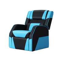 Keezi Kids Recliner Chair PU Leather Gaming Sofa Lounge Couch Children Armchair Baby & Kids Kings Warehouse 