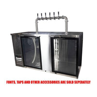 Kegerator - KegMaster Super Deluxe - Two Door Large Appliances Kings Warehouse 