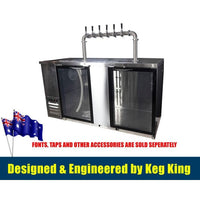 Kegerator - KegMaster Super Deluxe - Two Door Large Kings Warehouse 