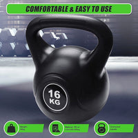 Kettle Bell 16KG Training Weight Fitness Gym Kettlebell Sports & Fitness Kings Warehouse 