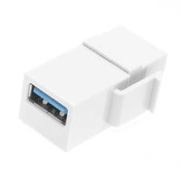 Keystone Jack-USB 3.0 A Female to A Female Coupler Adapter wall plate Kings Warehouse 