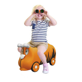Kids 18L Travel Cabin Luggage w/ Trolley Ride On Wheel Suitcase (Orange) Home & Garden Kings Warehouse 