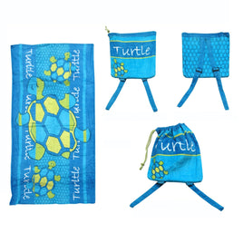 Kids Beach Towel N Bag Turtle Home & Garden Kings Warehouse 