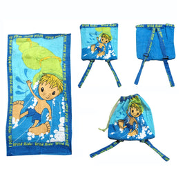 Kids Beach Towel N Bag Wild Ride Home & Garden Kings Warehouse 