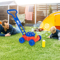 Kids Bubble Lawnmower Bubbles Machine Blower Outdoor Garden Party Toddler Toy Baby & Kids Kings Warehouse 