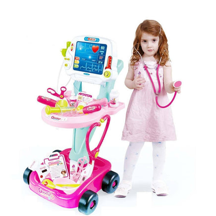 Kids Children's Doctors Medical Cart & ECG Machine for Toddler Play Baby & Kids Kings Warehouse 