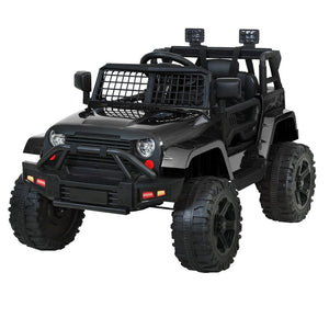 Kids Electric Ride On Car Jeep Toy Cars Remote 12V Black Baby & Kids Kings Warehouse 